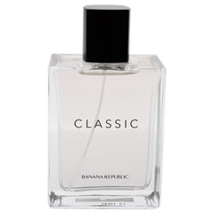 Banana Republic Classic box packaging showcases citrus-aromatic profile for fresh morning wear.