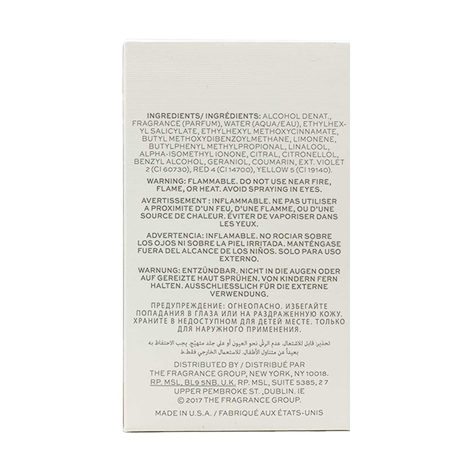 Banana Republic Classic fragrance box packaging demonstrates sturdy presentation.