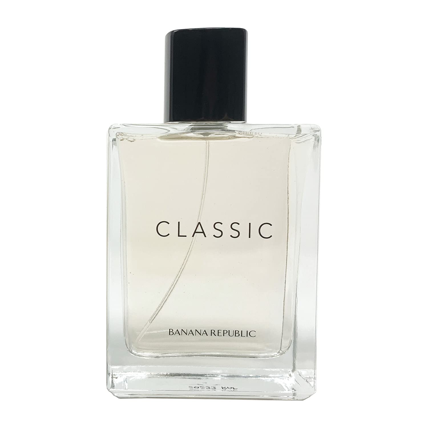Banana Republic Classic label detail showcases heritage and notes.