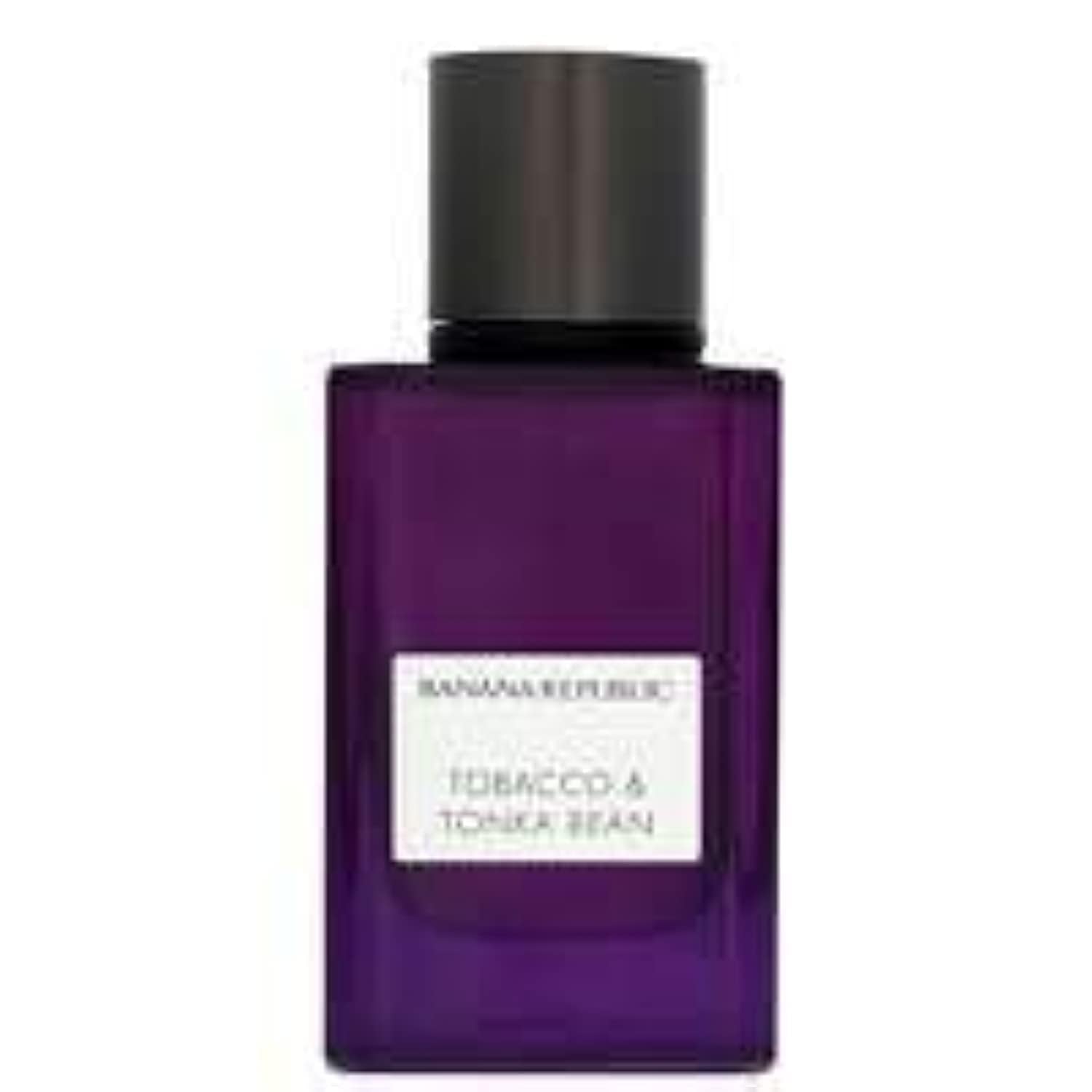 Banana Republic Icon Tobacco & Tonka Bean bottle with pear notes for a warm inviting moment