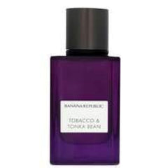 Banana Republic Icon Tobacco & Tonka Bean bottle with pear notes for a warm inviting moment