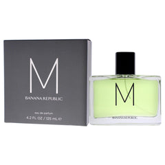 Banana Republic M Men EDP packaging display suggesting versatile use from office to evenings