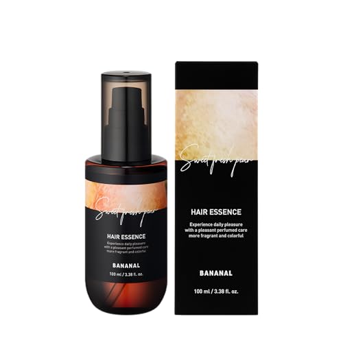 Bananal 2-in-1 Korean hair oil serum bottle delivering lightweight nourishment for soft, smooth ends.