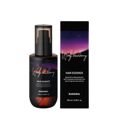 BANANAL 2-in-1 Korean Hair Oil Serum bottle demonstrates quick-absorption shine for daily use.