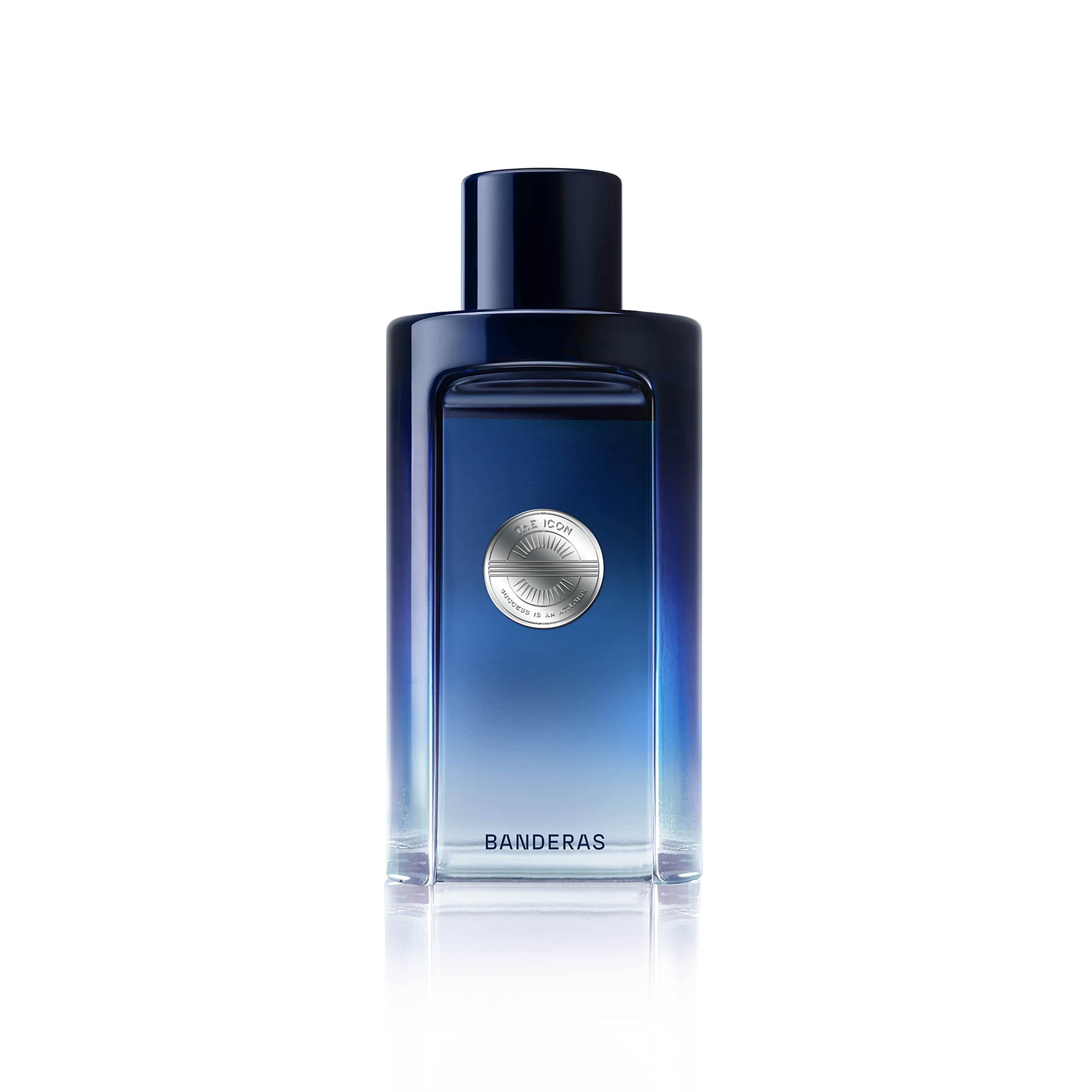 Banderas Antonio Perfumes The Icon cap atomizer for precise light-spray scenting.