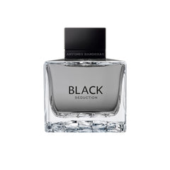 Banderas Black Seduction closeup emphasizes amber-woody notes for a confident vibe.