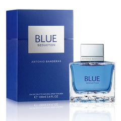 Banderas Blue Seduction bottle front for daily wear and fresh daytime charm