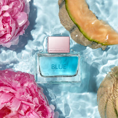 Banderas Blue Seduction packaging box presents gift-worthy presentation.