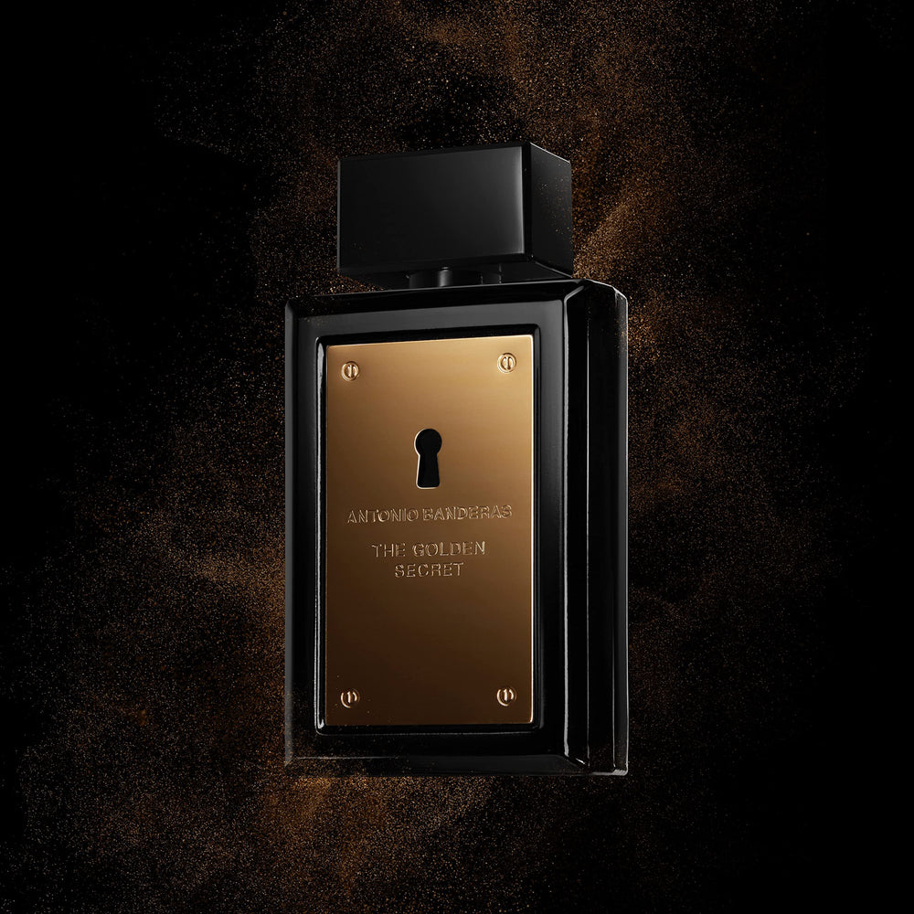 Banderas The Golden Secret spray action demonstrates easy application