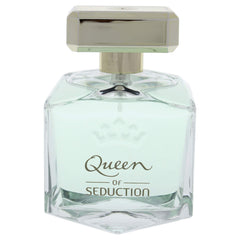 Queen of Seduction box highlights travel-friendly packaging.
