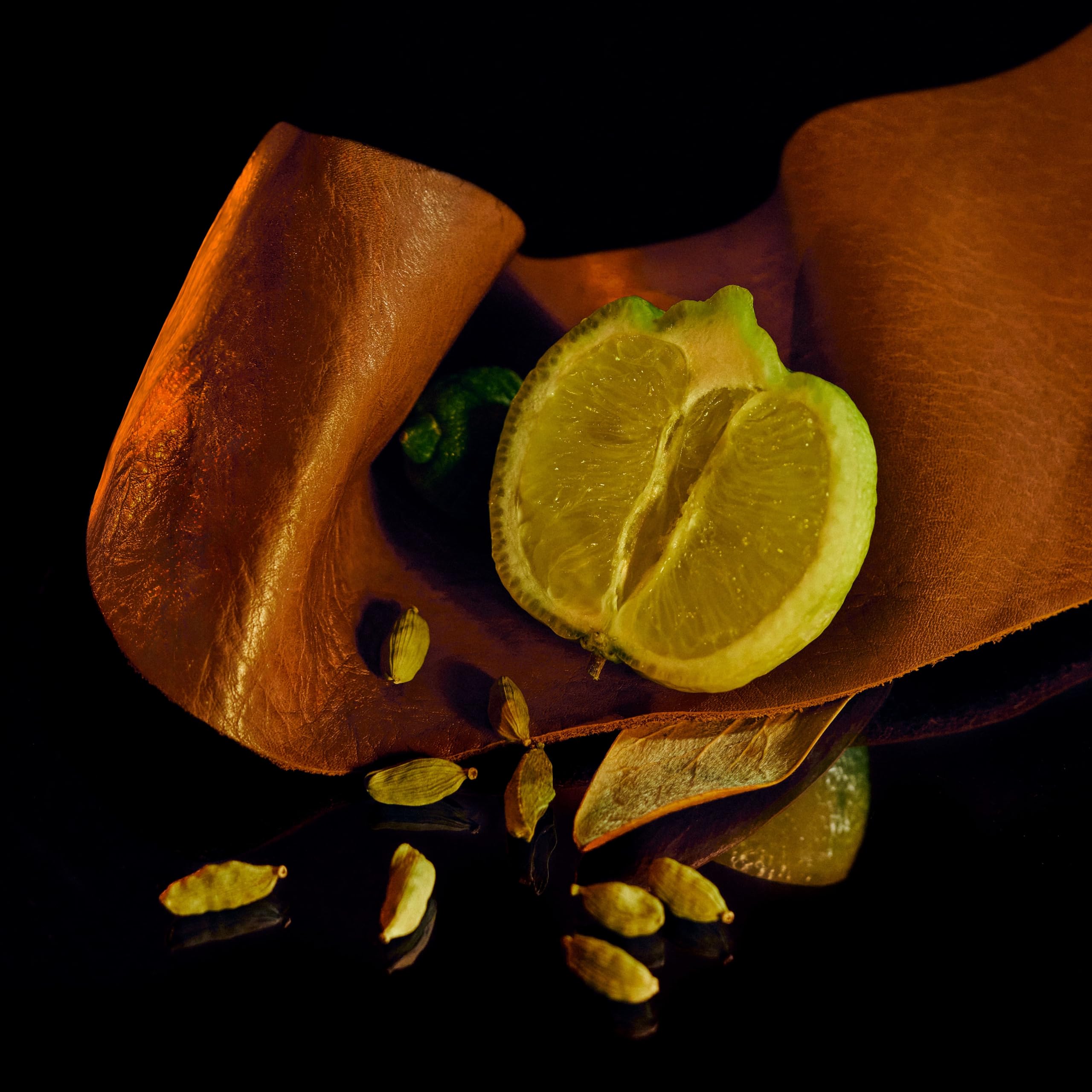 Grapefruit and apple top notes visualizing a bright start from The Secret