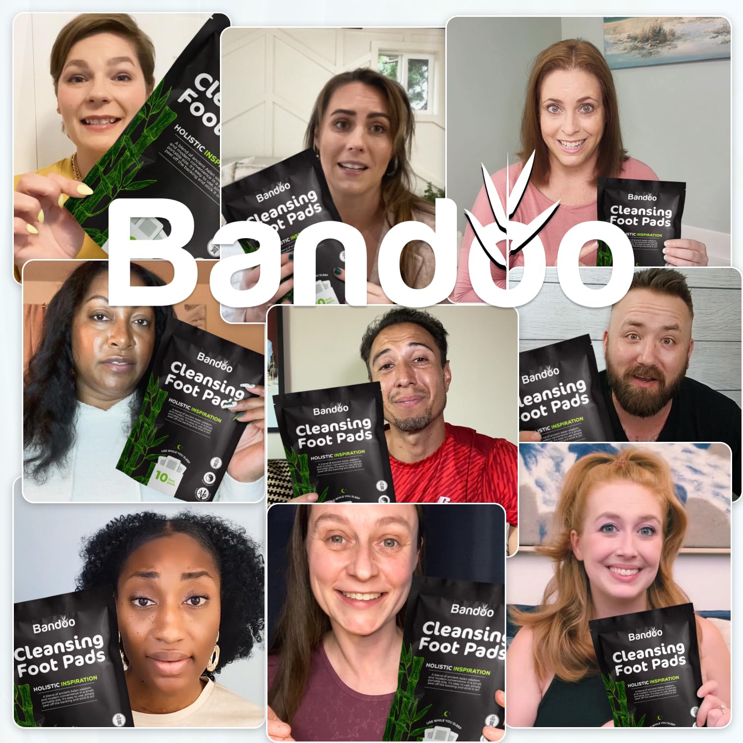 Bandoo Foot Pads Original Rana features herbs and extracts for aroma and care.