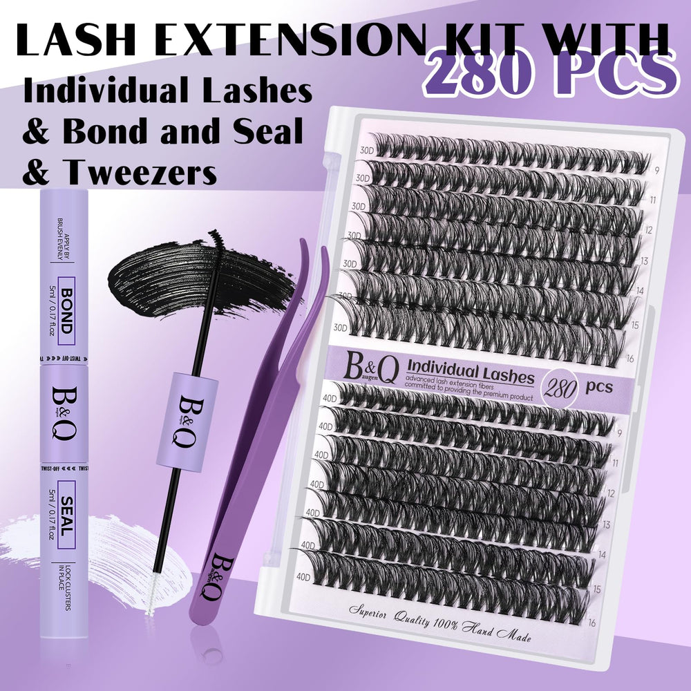 bandqaugen-40d-lash-style fuller, lightweight clusters for natural drama