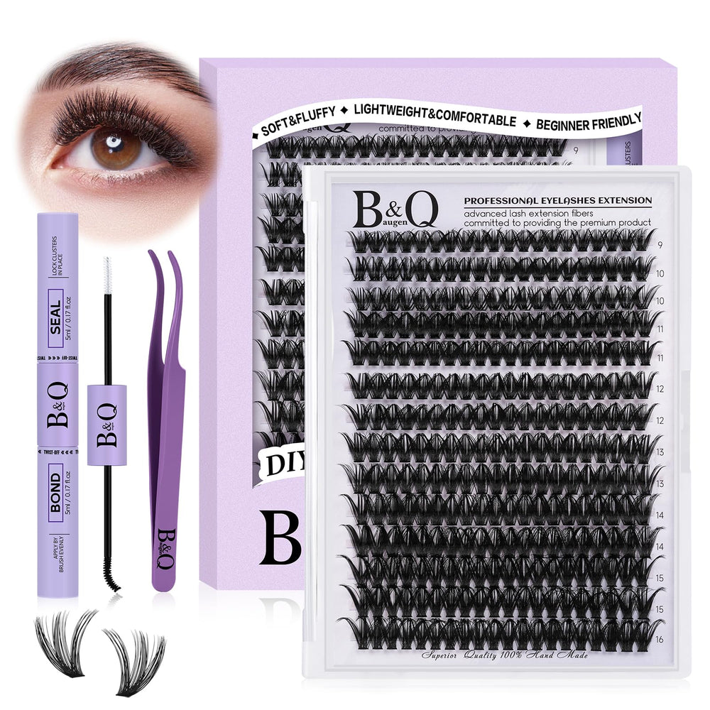 B&Qaugen DIY lash extension kit 280pcs—versatile for custom lash styles.
