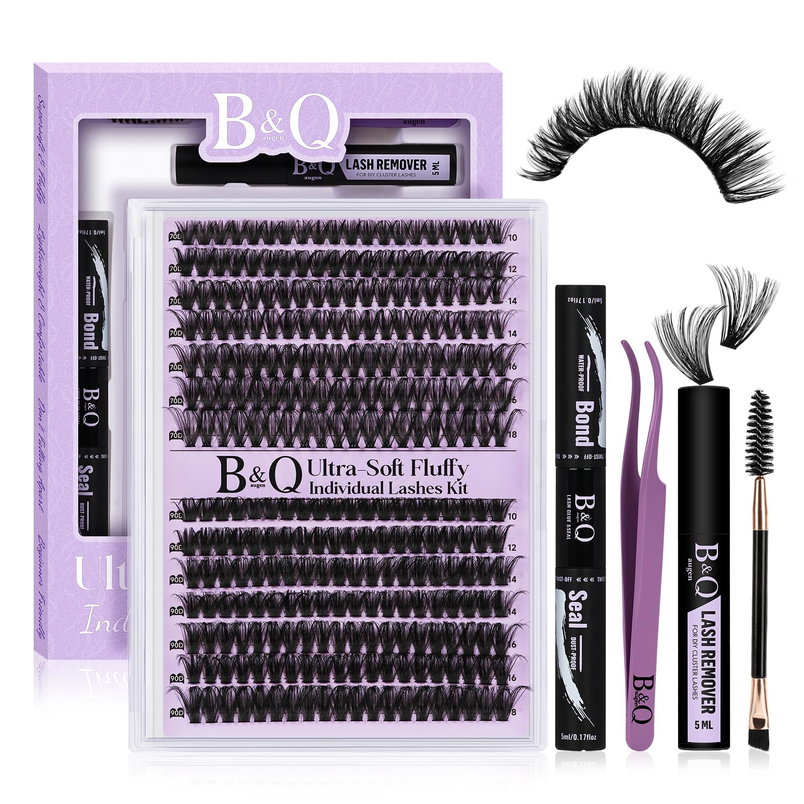 Bandqaugen lash clusters kit assembled for DIY extensions