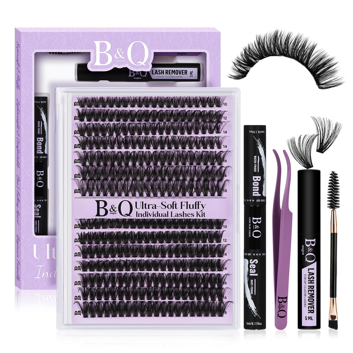 Bandqaugen lash clusters kit assembled for DIY extensions