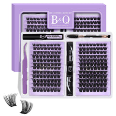 B&Qaugen Lash Extension Kit box-front view for easy DIY at-home use.