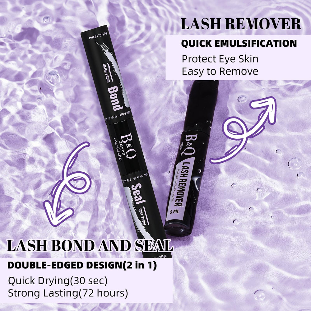 B&Qaugen makeup brush tidies lashes for a refined look.