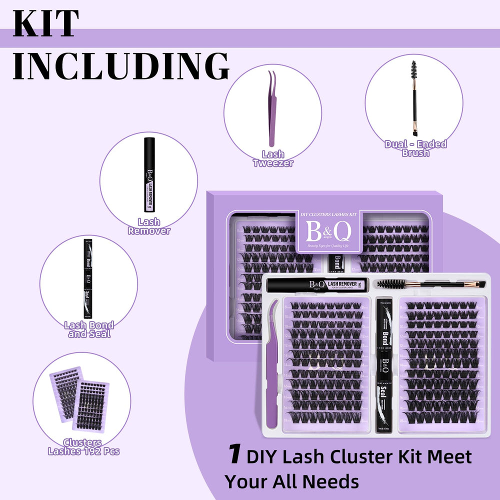 B&Qaugen mixed-length clusters 8-18 offer versatile styling options.