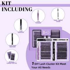 B&Qaugen mixed-length clusters 8-18 offer versatile styling options.