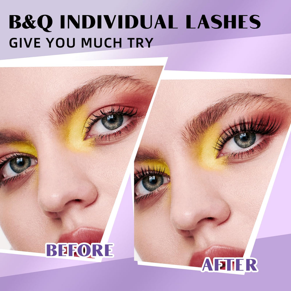 bandqaugen-soft-weighted-cluster-lashes comfortable wear and natural feel