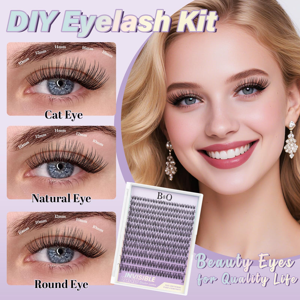 B&Qaugen Venus Lash Clusters Kit 8-18MIX lengths enable versatile looks.