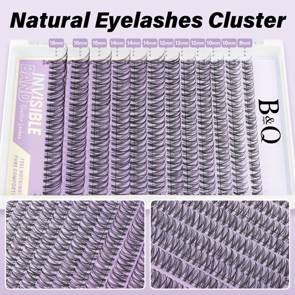 B&Qaugen Venus Lash Clusters Kit handmade materials for durable wear.
