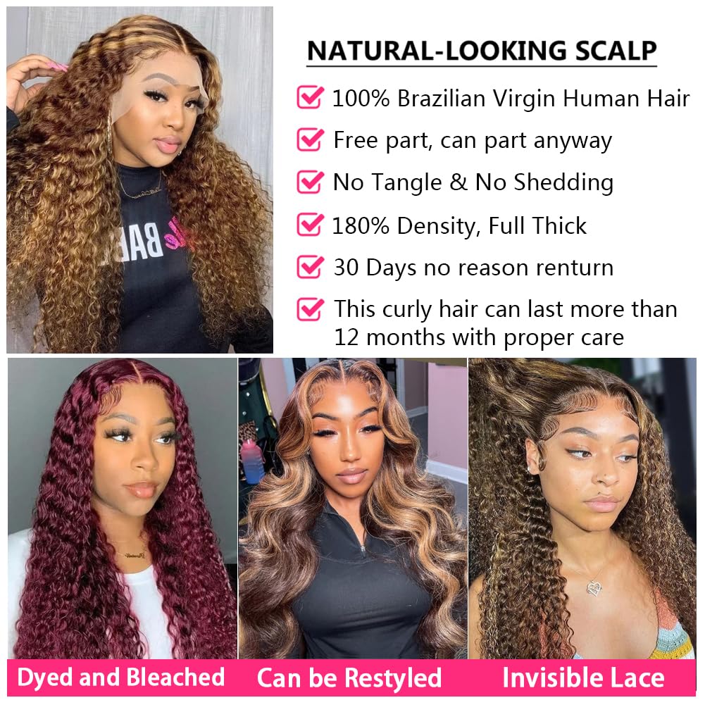 Bangjazz 26-inch hd lace-front wig color-detail shows seamless skin blending.