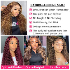 Bangjazz 26-inch hd lace-front wig color-detail shows seamless skin blending.