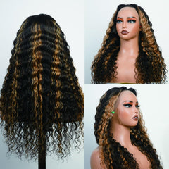 Bangjazz 27fb ombre wig full-length view for dramatic style and flow.
