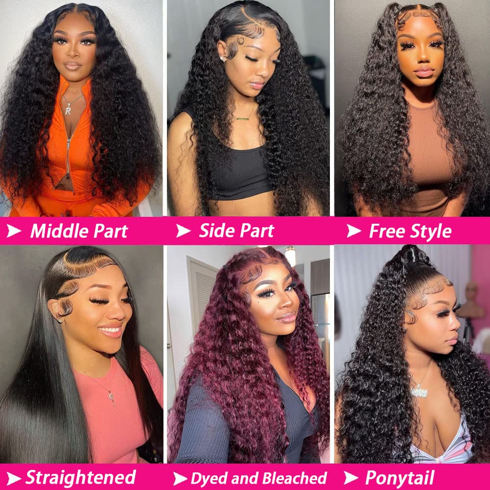 Bangjazz Brazilian virgin deep-wave hair for versatile styling.