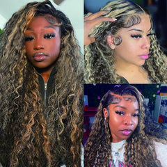 Bangjazz deep-wave wig cap inside shows secure fit and comfort.