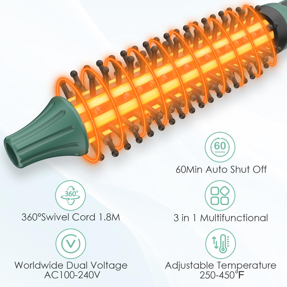 Bangmeng Mini Thermal Round Brush anti-scald bristles for safe styling.