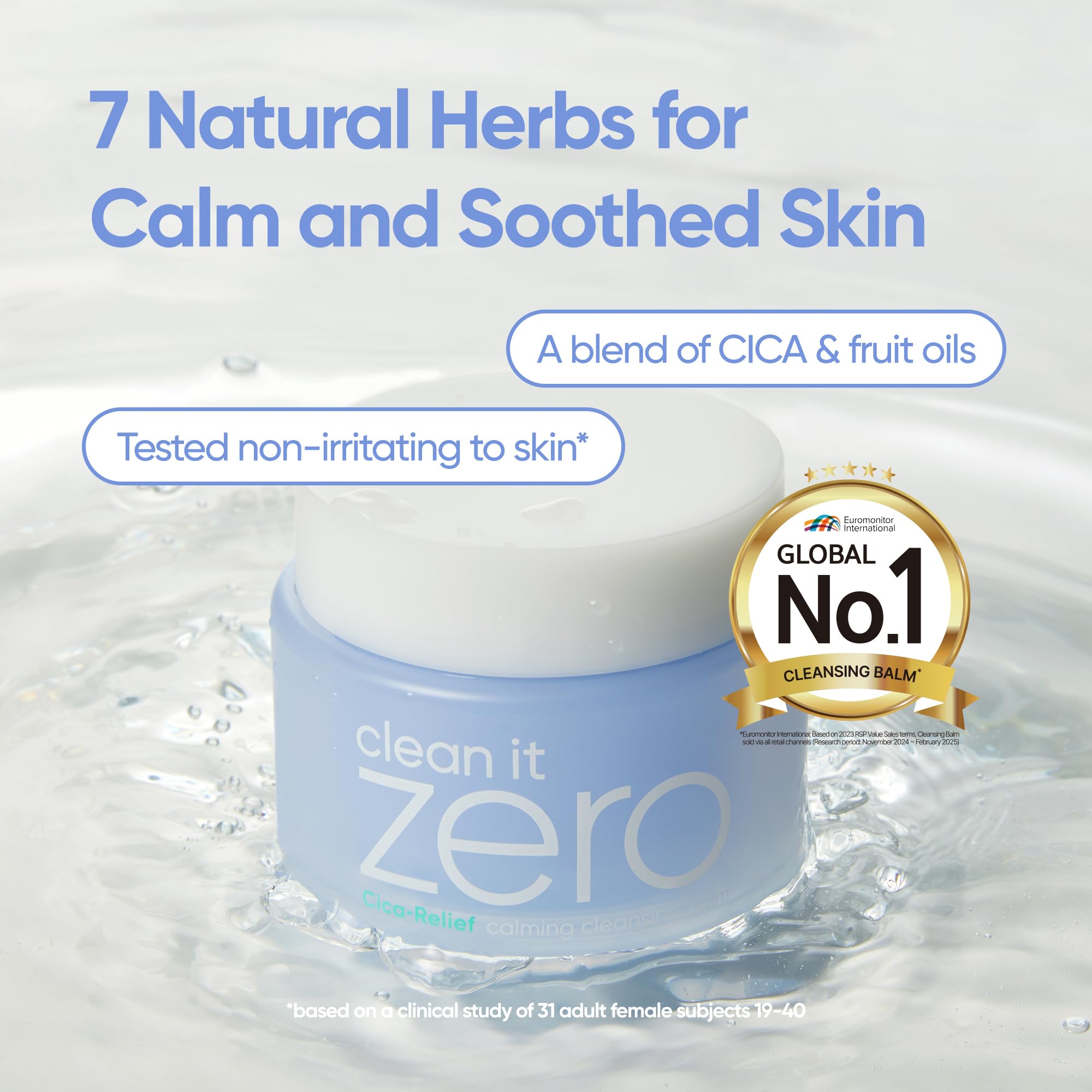 BANILA CO Clean It Zero balm-to-oil melt during massage on dry skin.