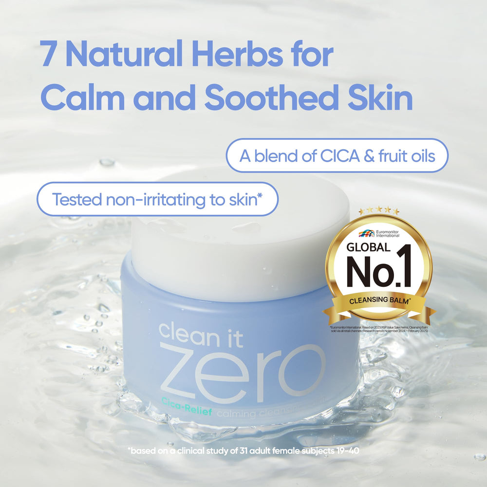 BANILA CO Clean It Zero balm-to-oil melt during massage on dry skin.