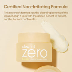 BANILA CO Clean it Zero Firming Cleansing Balm protects skin from environmental stressors while cleansing.