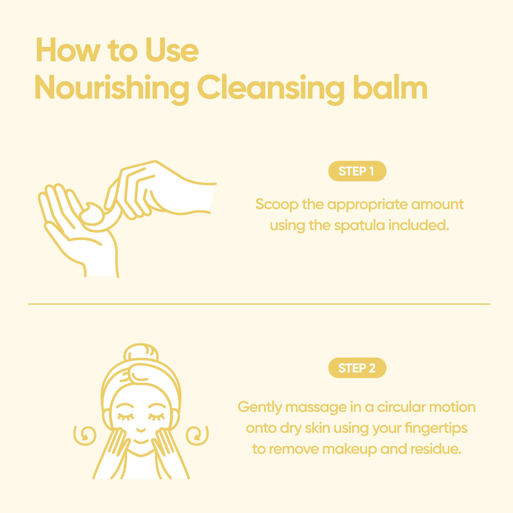 BANILA CO cleansing balm emulsifies with water for an easy rinse.