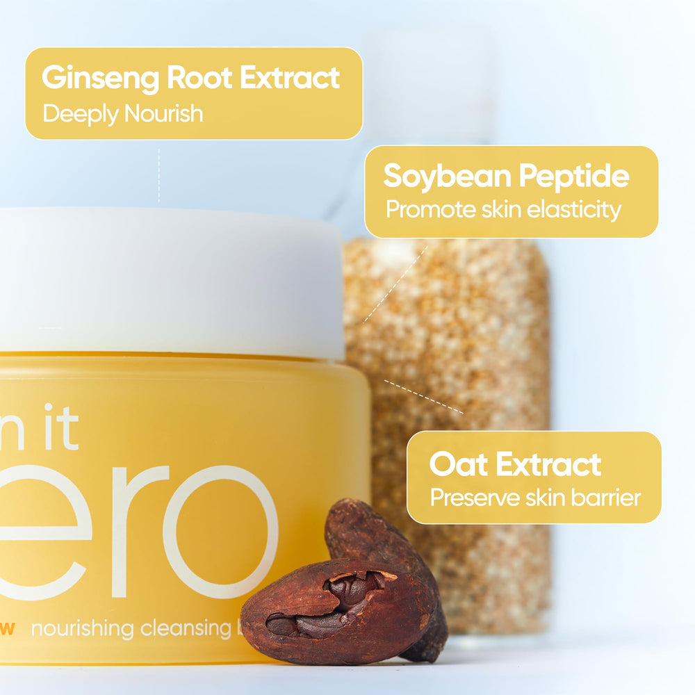 BANILA CO formula with ginseng root highlighted for hydration.