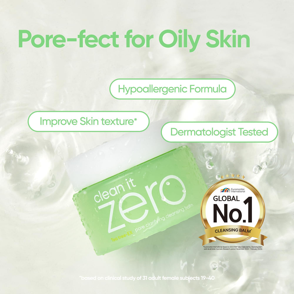 BANILA CO Clean it Zero balm application on dry skin demonstrates makeup removal and prep