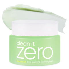 BANILA CO Clean it Zero jar closeup showcasing the calming cleansing balm for a gentle cleanse