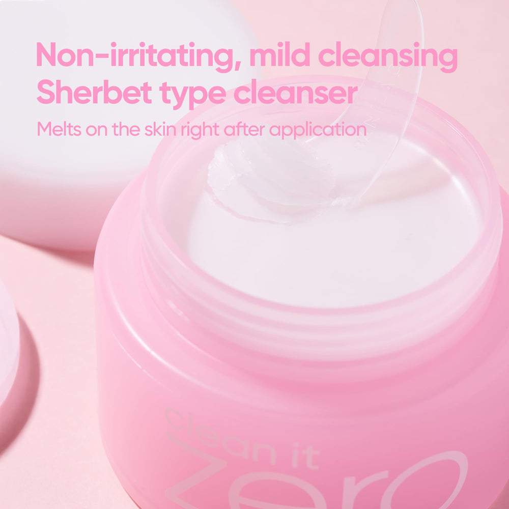 BANILA CO Clean It Zero spatula use enables precise, mess-free application.