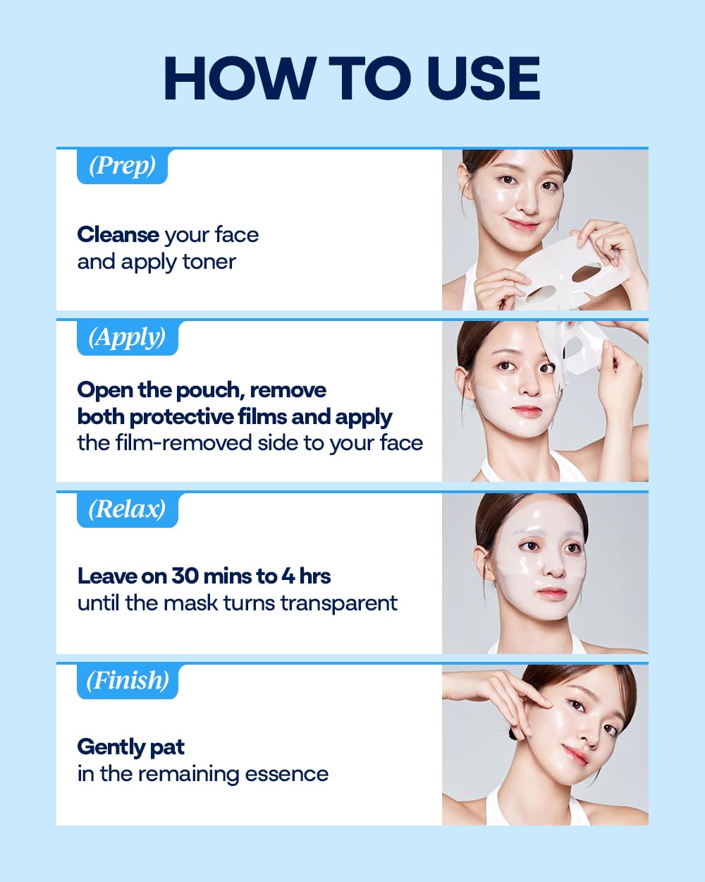 Bano PDRN Collagen Gel Mask after-use glow indicates improved suppleness.