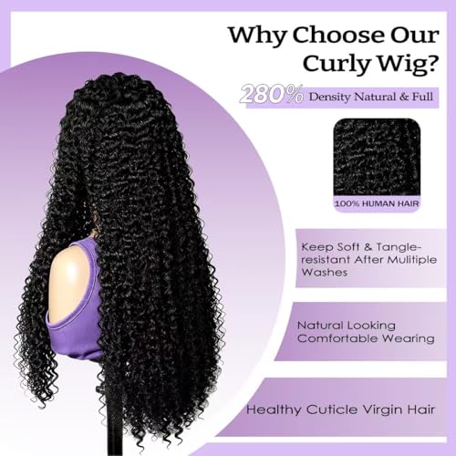 BaodanHair 13x6 lace-front wig back view shows 280% density fullness.