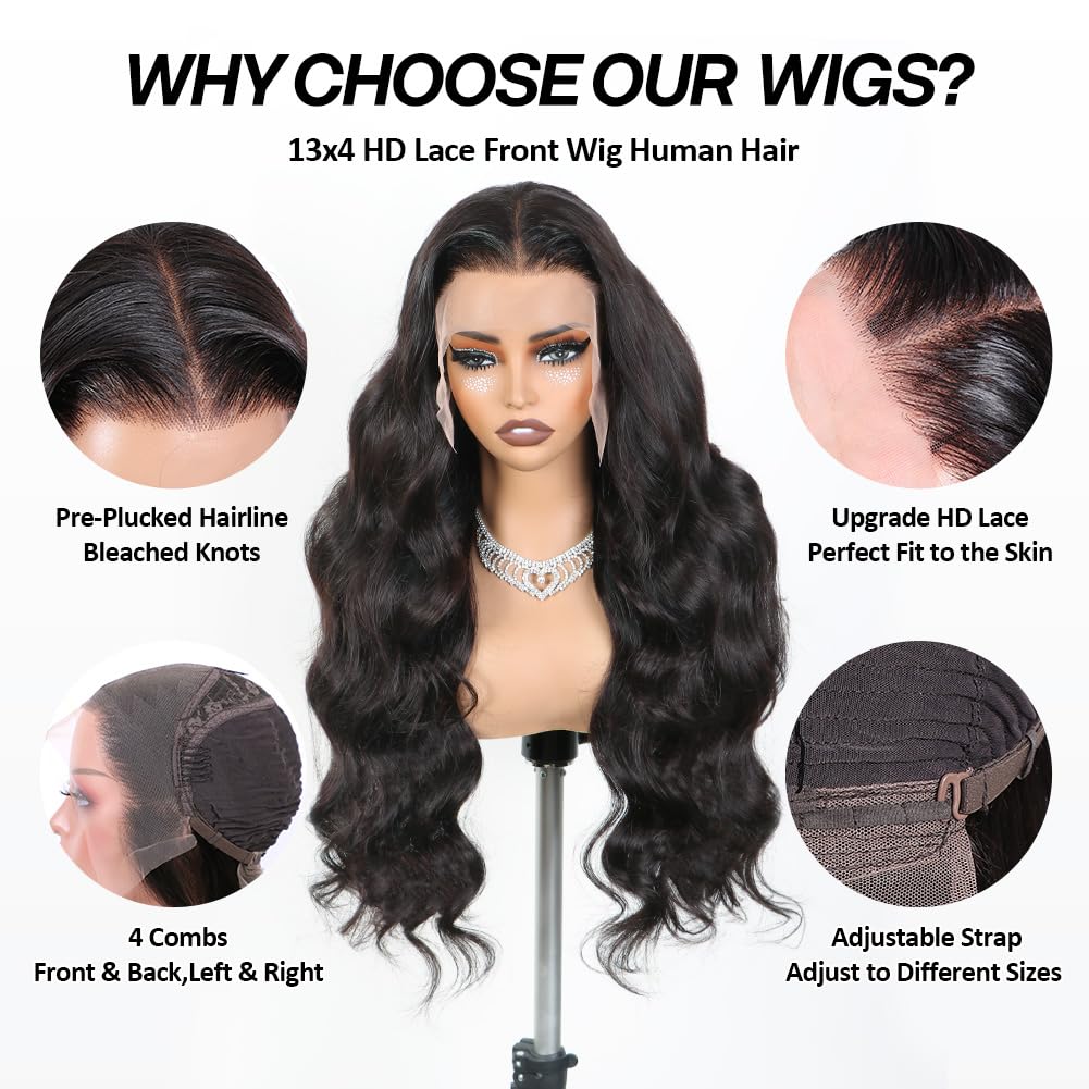 Baoliyer pre-plucked knots and baby hair create natural edges