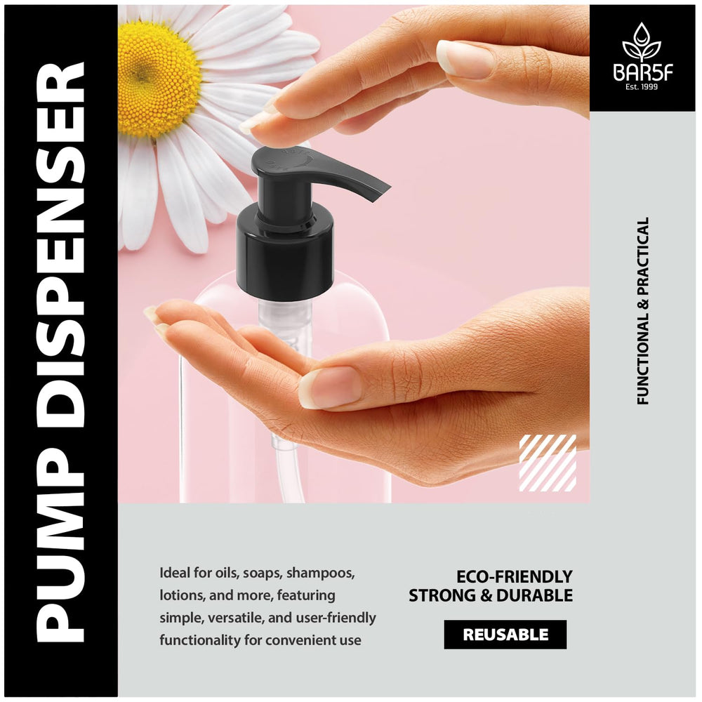 Bar5F BPA-free pump bottle highlights safe storage for soaps, lotions, and everyday liquids
