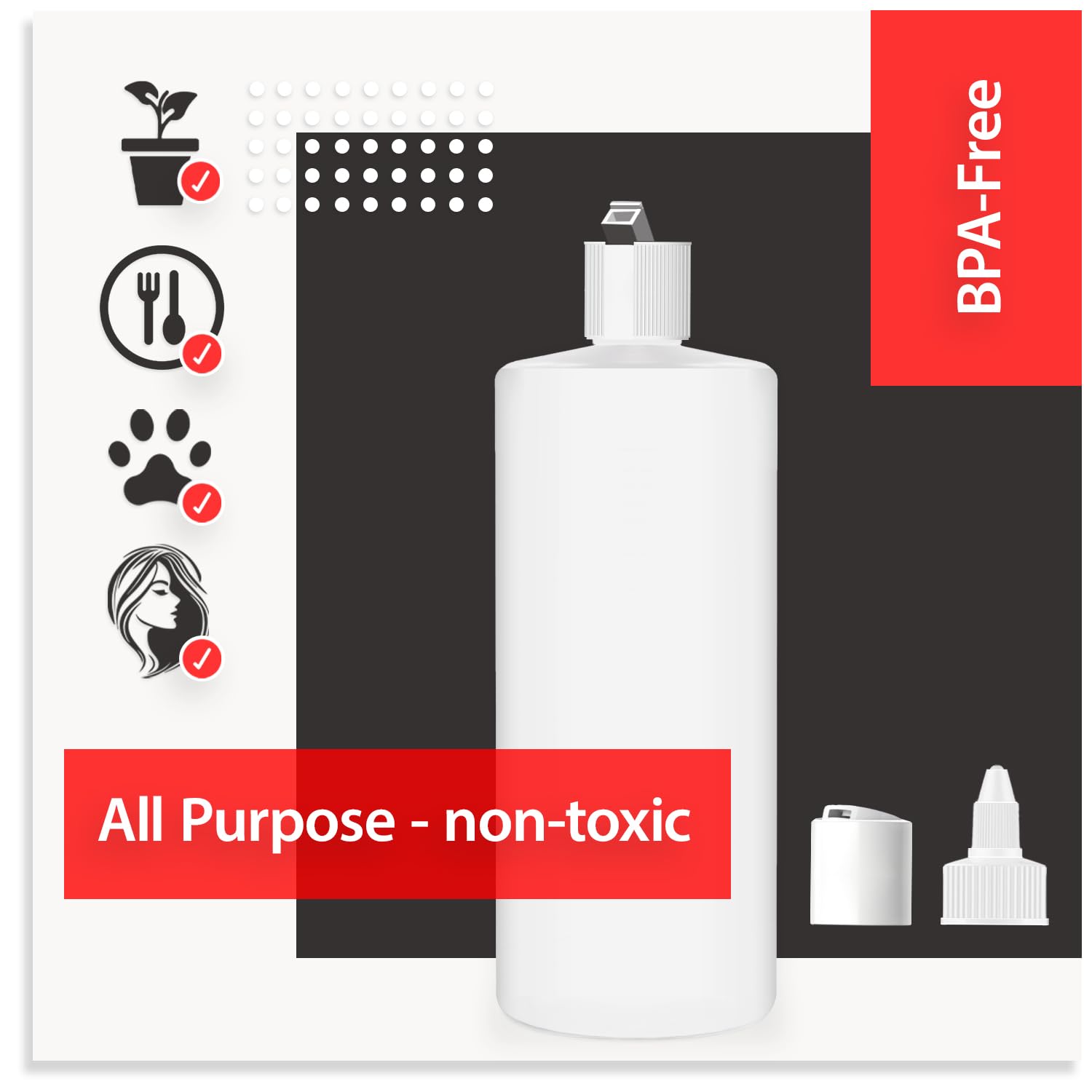 Bar5F HDPE2 construction resists chemicals for safe storage alongside cleaners.
