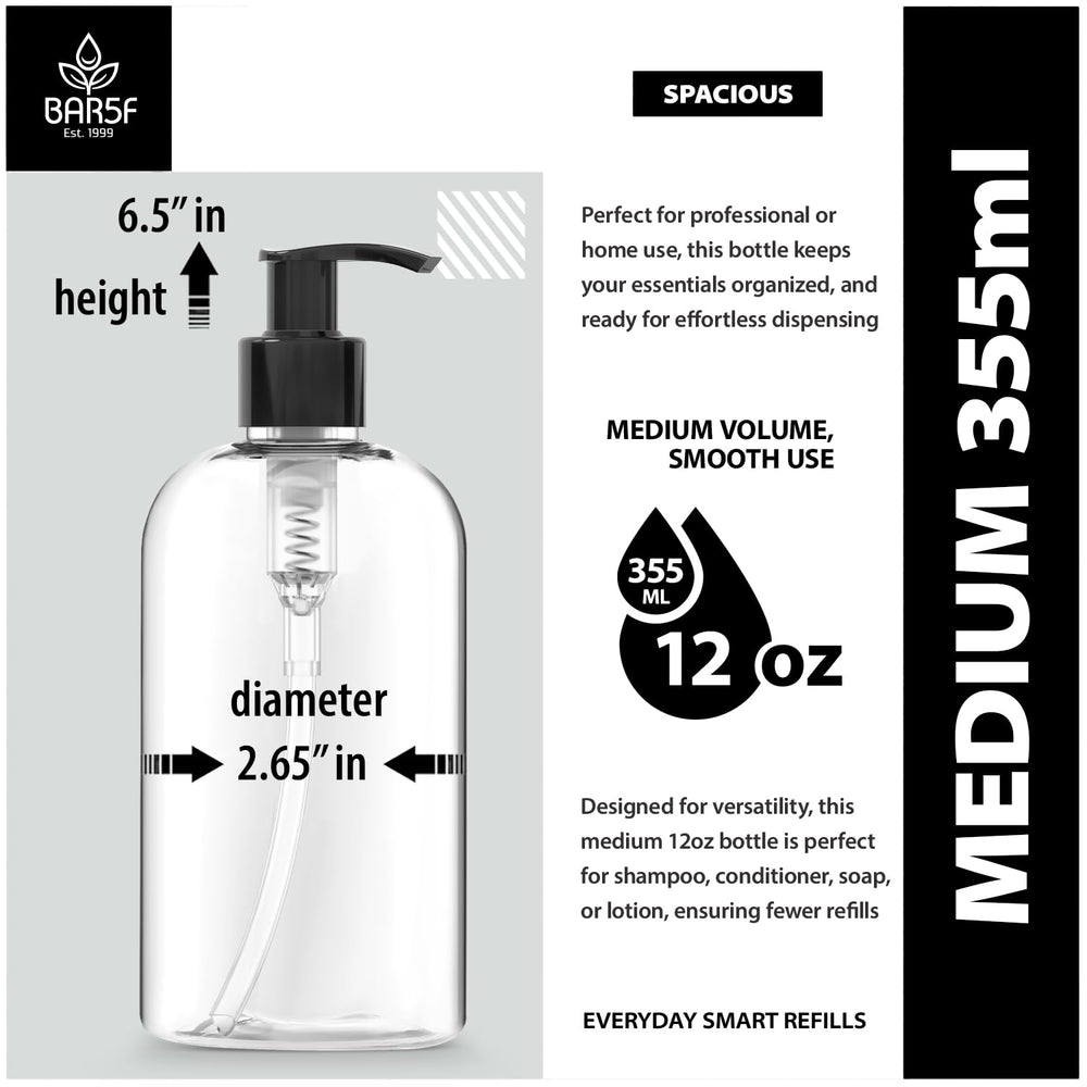 Bar5F 4-pack countertop soap dispensers neatly organize kitchen and bath areas