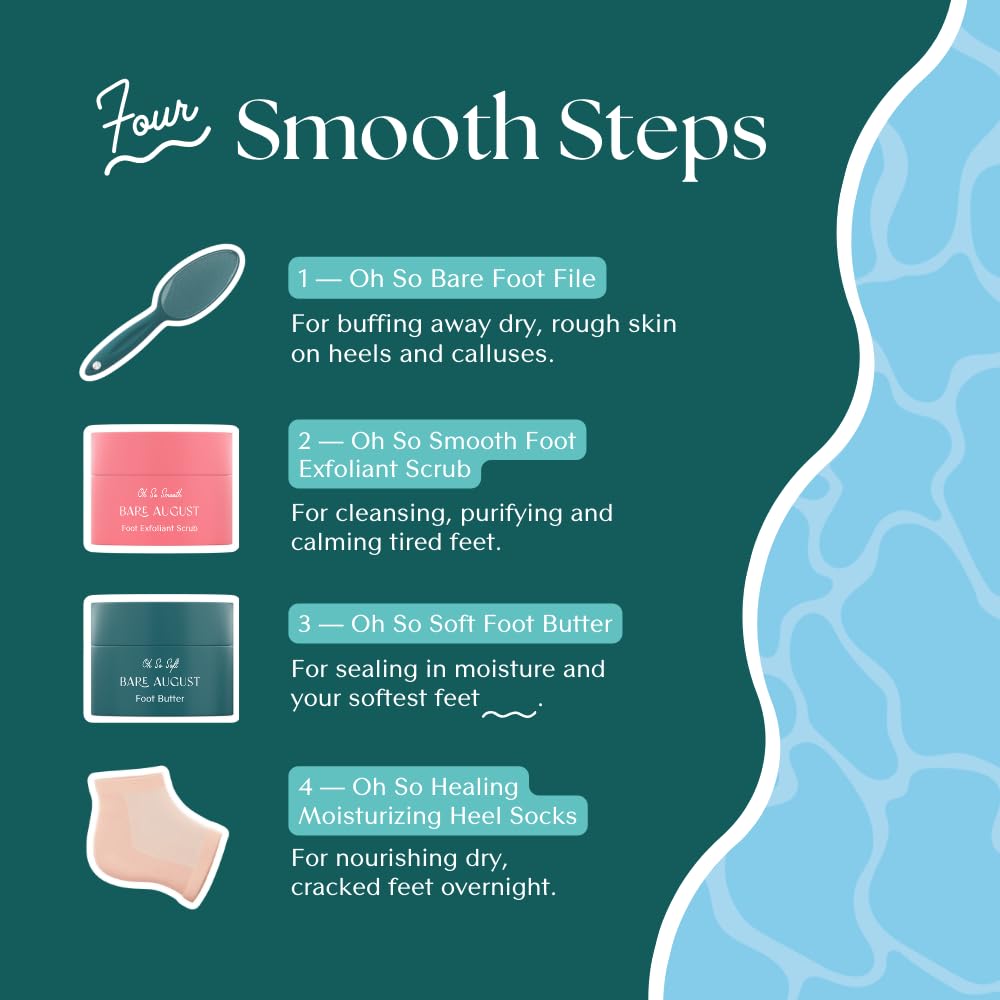 Bare August callus remover tool smooths soles and supports daily care.