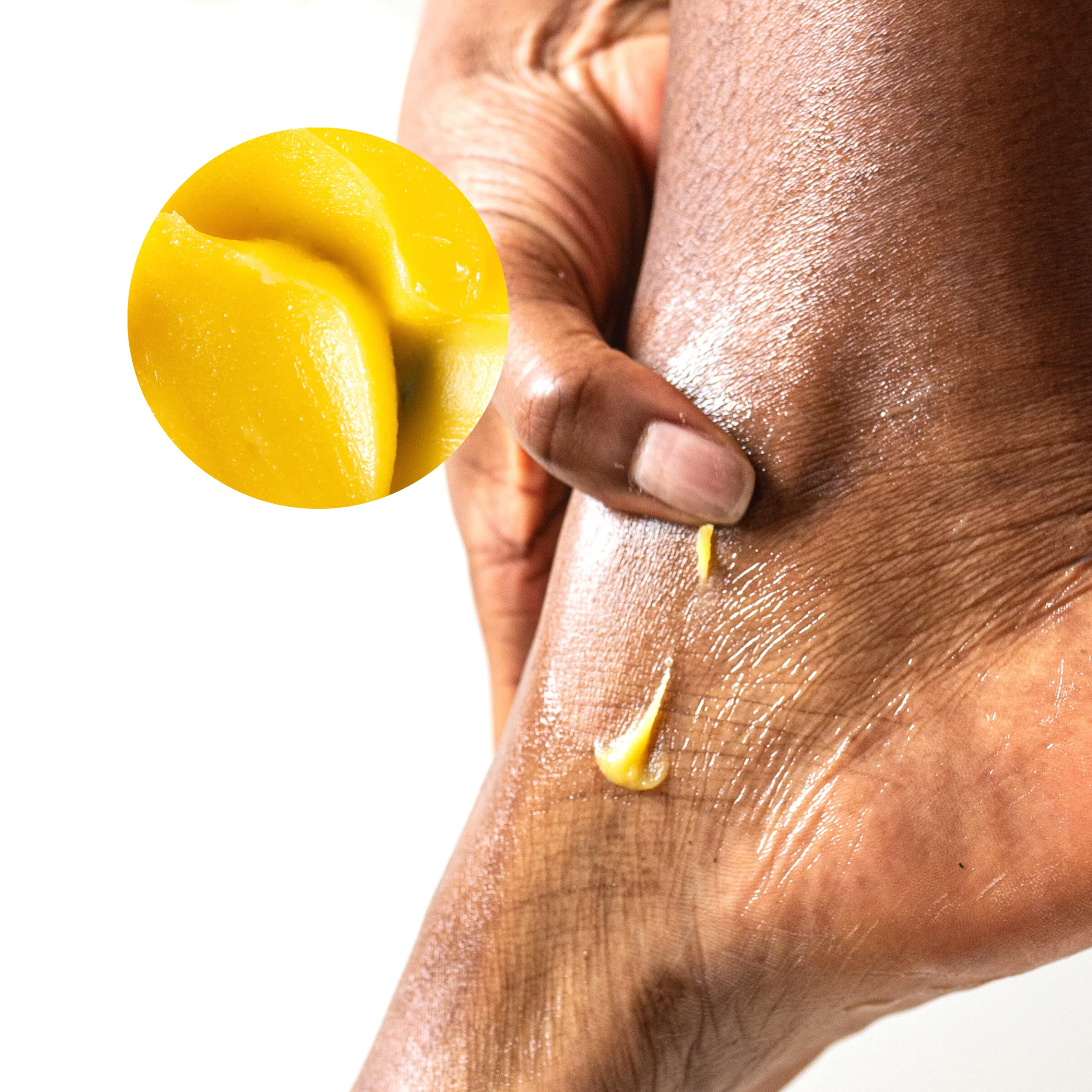 Bare August Foot Cream with beeswax and candelilla wax illustrates natural conditioning ingredients.