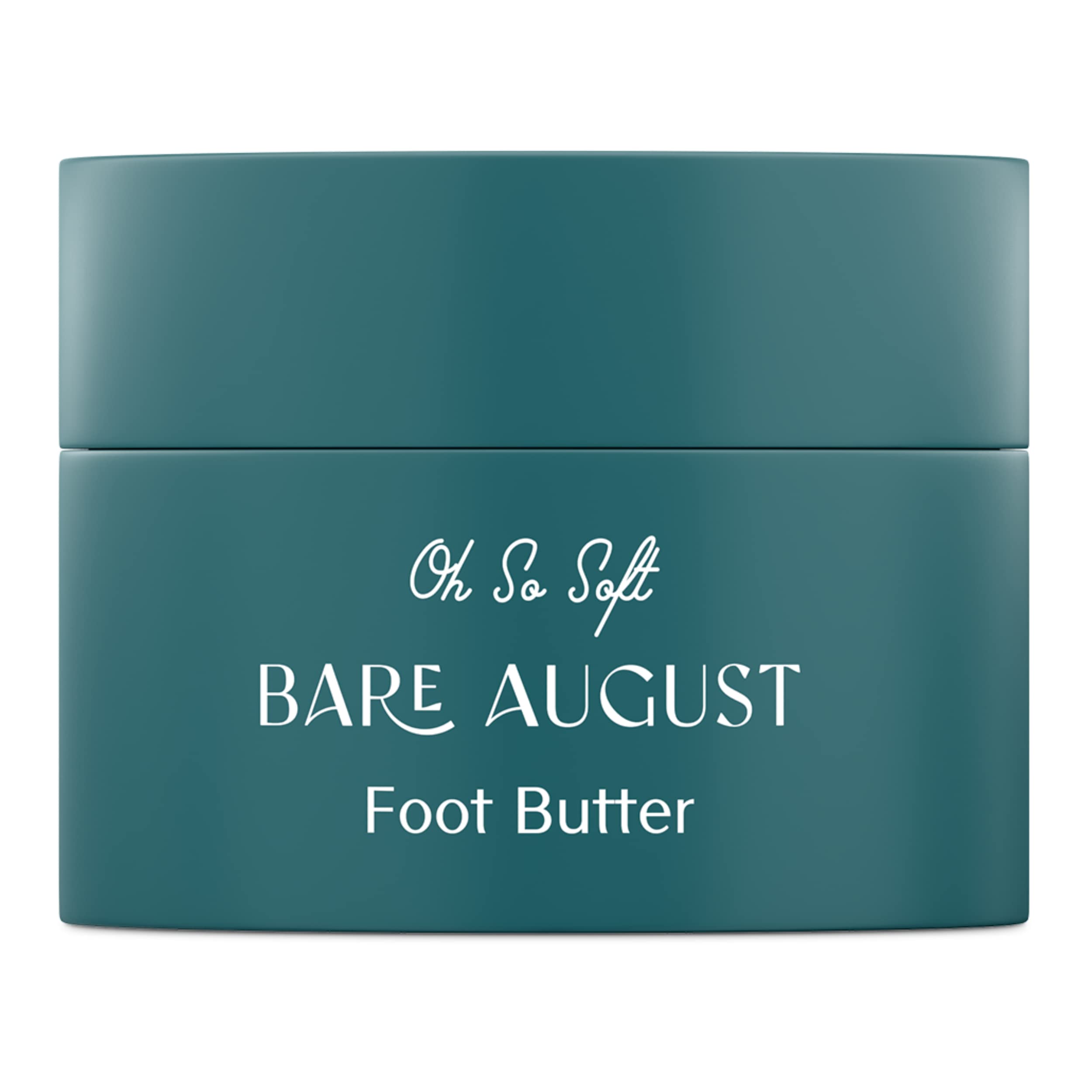 Bare August Foot Cream heel balm tube on table ready for at-home care.